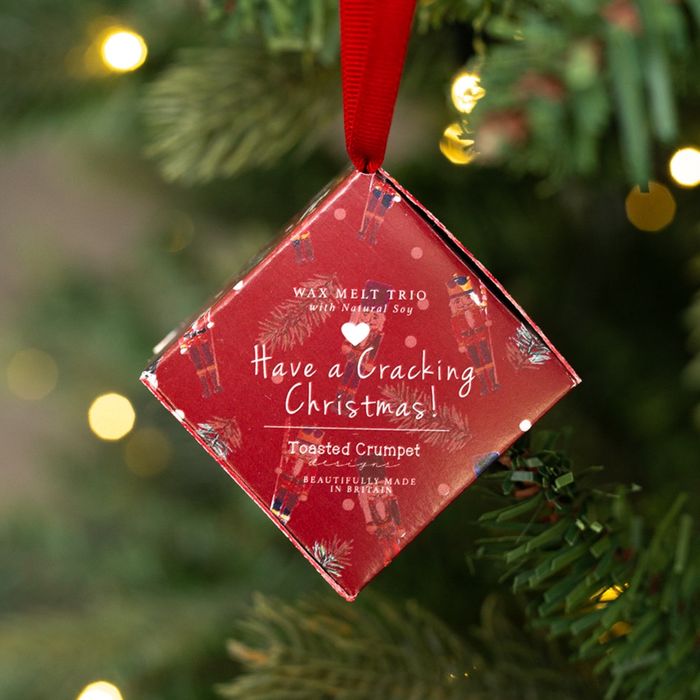 NEW! Soy wax melt trio hanging Christmas decoration