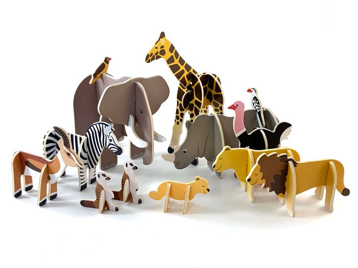 Savannah Animals Eco-Friendly Playset