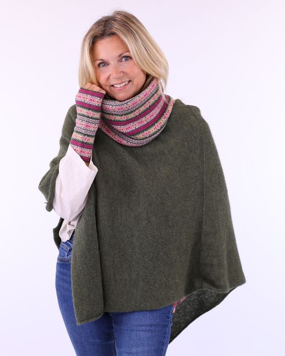 Cashmere Blend Poncho