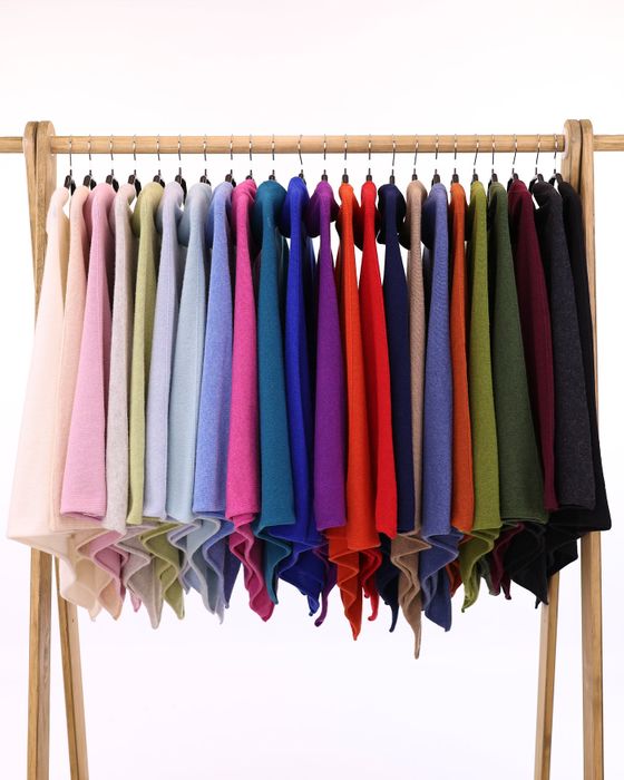 Cashmere Blend Poncho