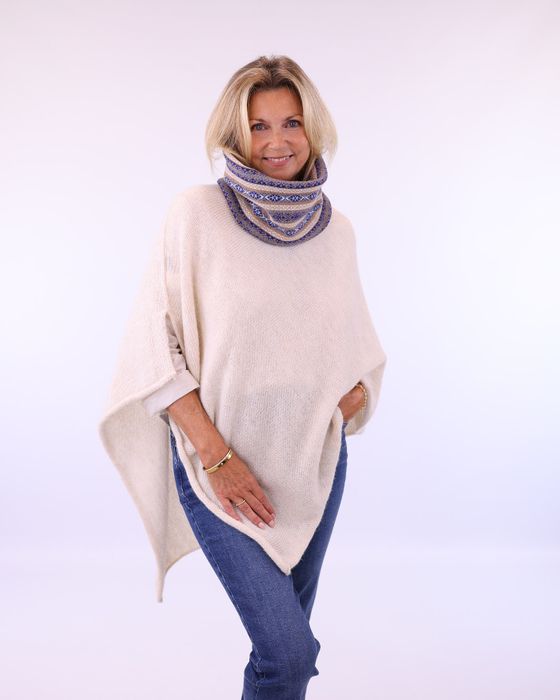 Cashmere Blend Fairisle Snood