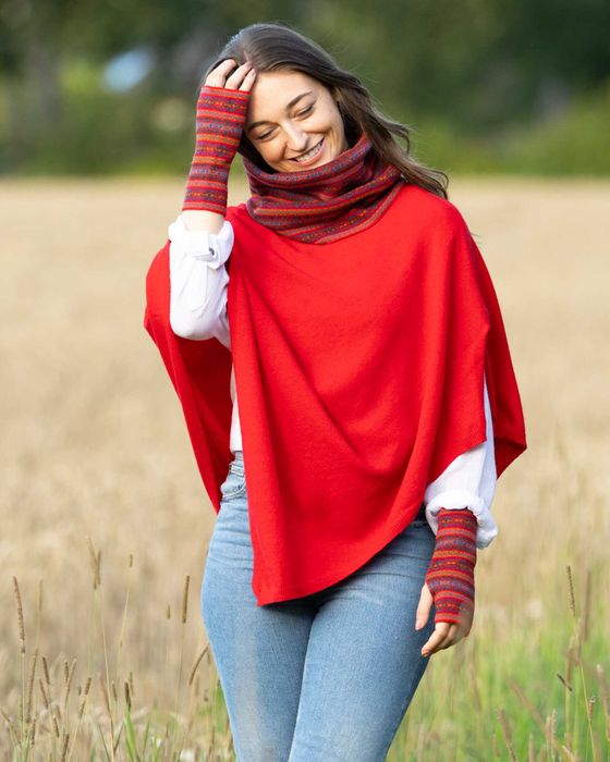 Cashmere Blend Fairisle Snood