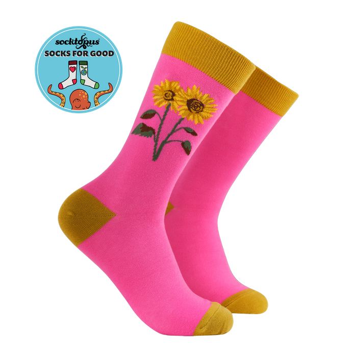 Sunflower Bamboo Socks