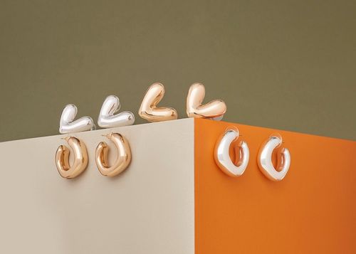Chunky Brass Earrings