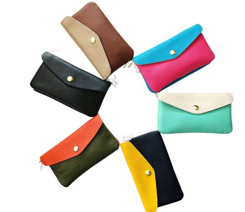 Italian Real Leather Multi Compartment Purse Card Holder- 8703