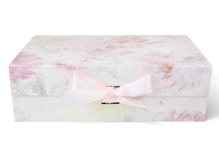Floral Magnetic Gift Box with Ribbon (Sizes Available)