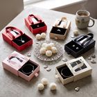 Jewellery Gift Box | Pack of 6 with Ribbon Handle, Window and Velvet Pad