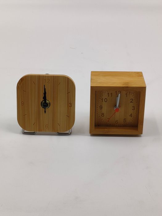 Popular bamboo clock tool set office gift set