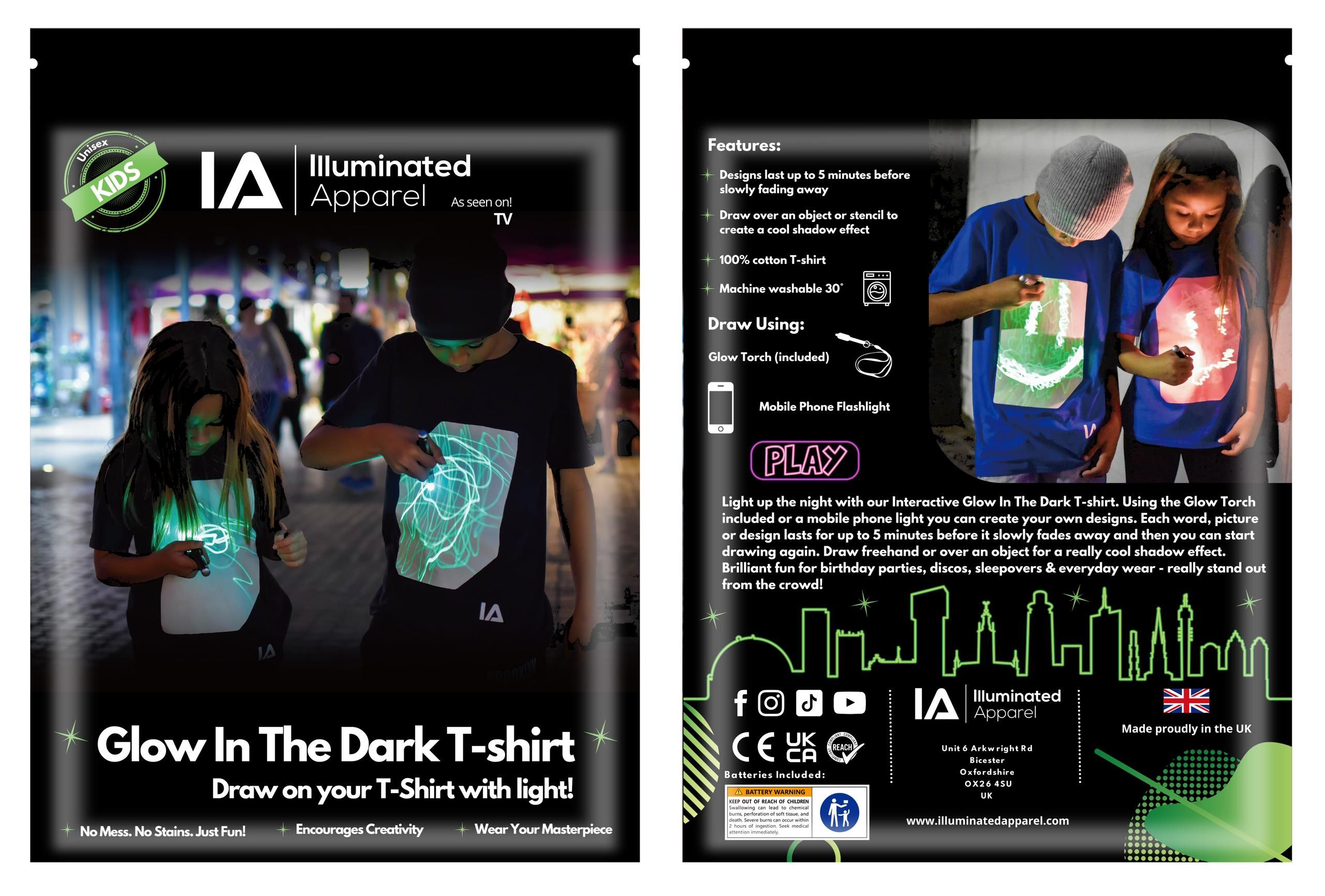 Interactive Glow In The Dark T-Shirt