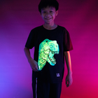 T-Rex Dinosaur Interactive Glow In The Dark T-Shirt