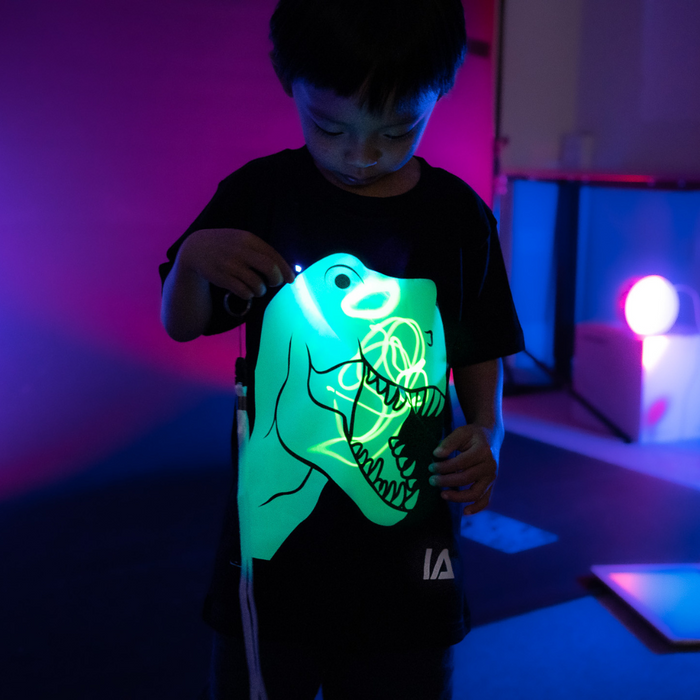 T-Rex Dinosaur Interactive Glow In The Dark T-Shirt