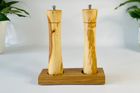 Recycled Apple & Oak Wood Salt and Pepper Set