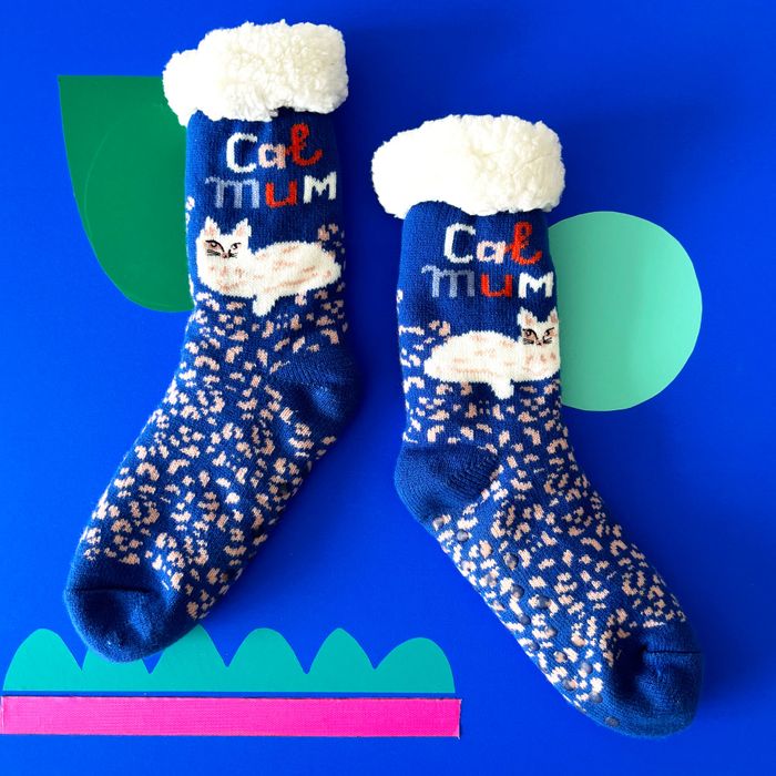 Catnip Cozy Slipper Socks