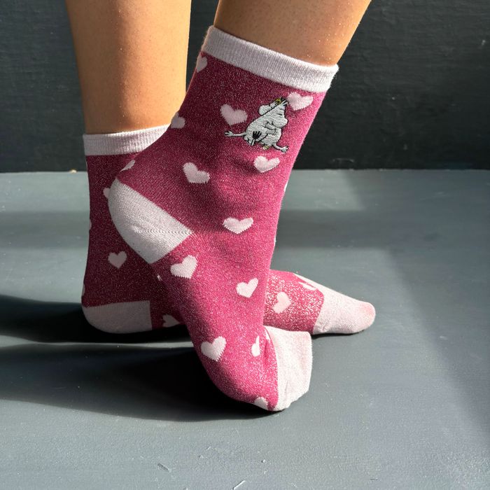 Moomin Love Glitter Socks