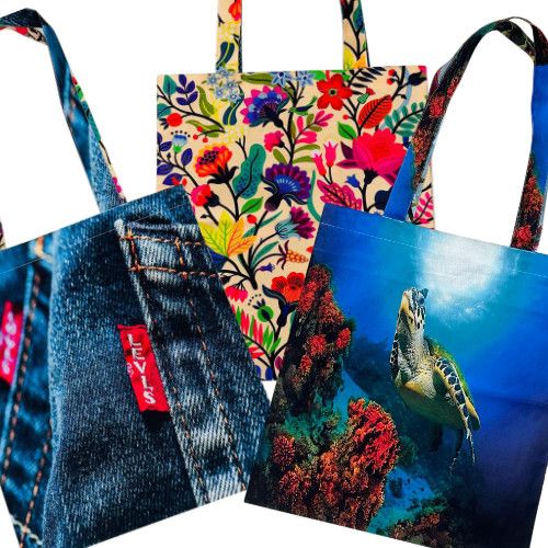 All Over Printed Shoppers & Tote Bags