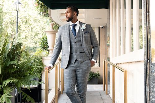 Harris - Tweed Grey Check Suit