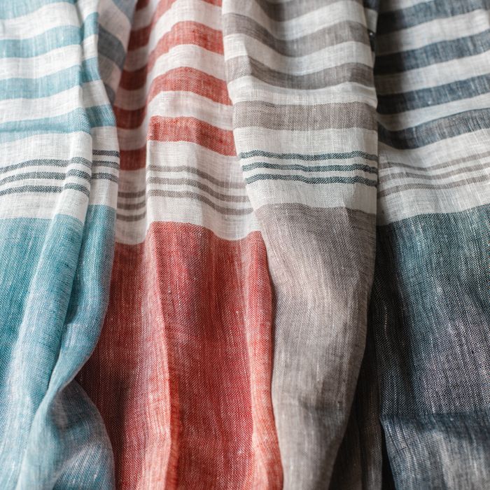 The Sea Shed Linen Scarves