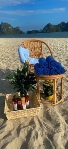 Blue Royal Luscato towel (NO3)