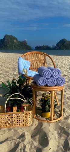 Purple Luscato towel  (N04)