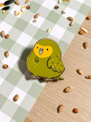 Kakapo Enamel Pin