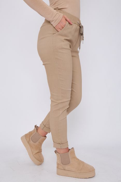 Plain Magic Stretch Trousers