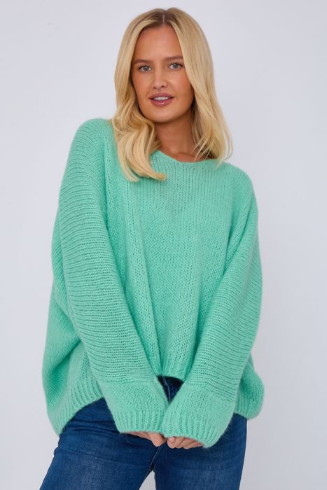 V-Neck Mohair Jumper