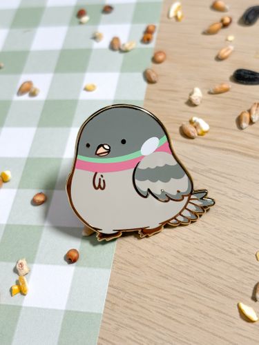 Pigeon Enamel Pin