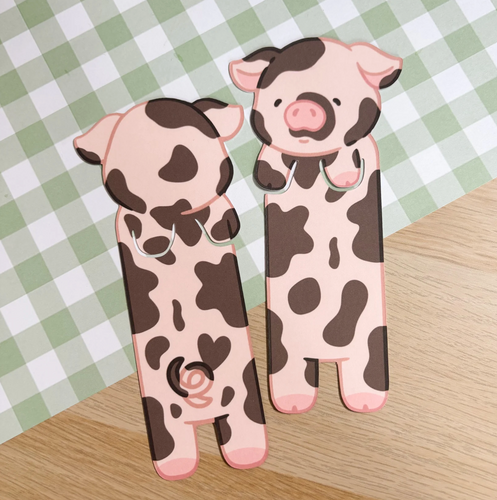 Muddy Pig Peeking Bookmark