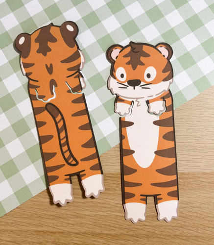 Tiger Peeking Bookmark