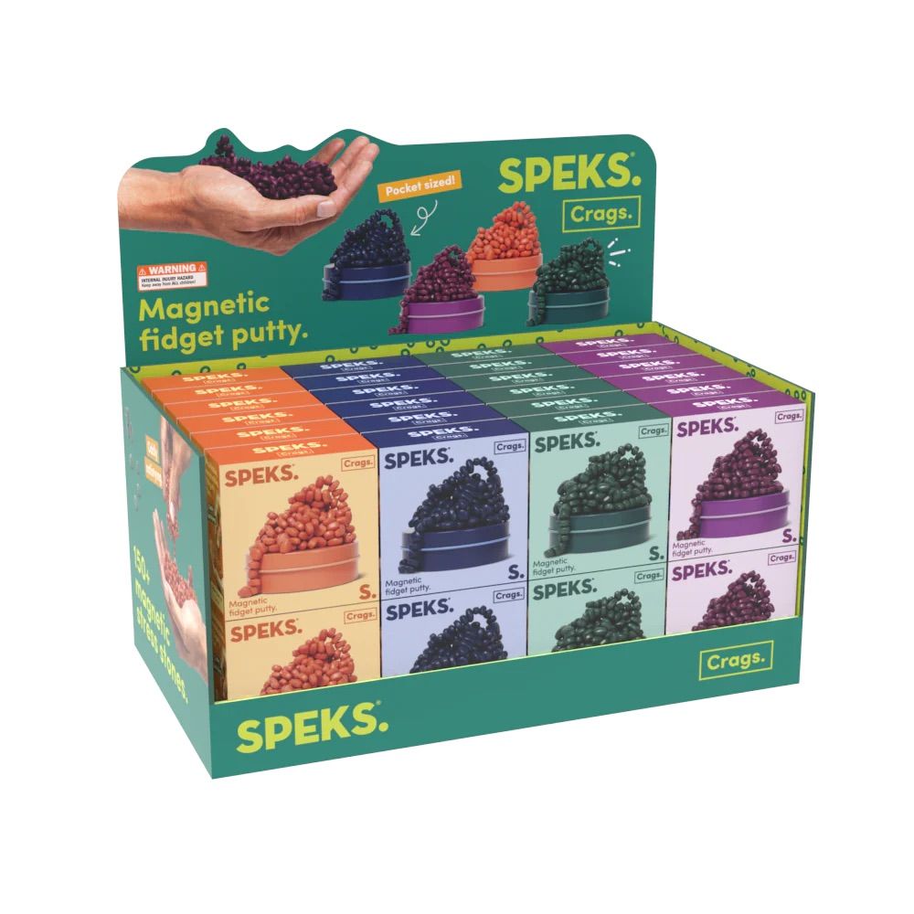 *Best Seller* Speks. Mini Matte Crags - Magnetic Fidget Putty