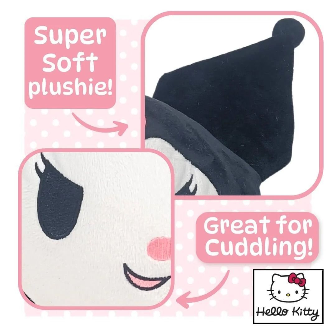 30cm Hello Kitty & Friends Soft Plush Toy - Kuromi
