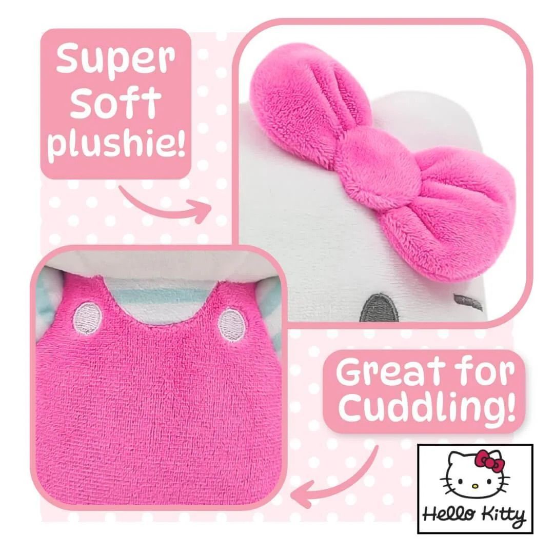 30cm Hello Kitty Soft Plush Toy - Hot Pink