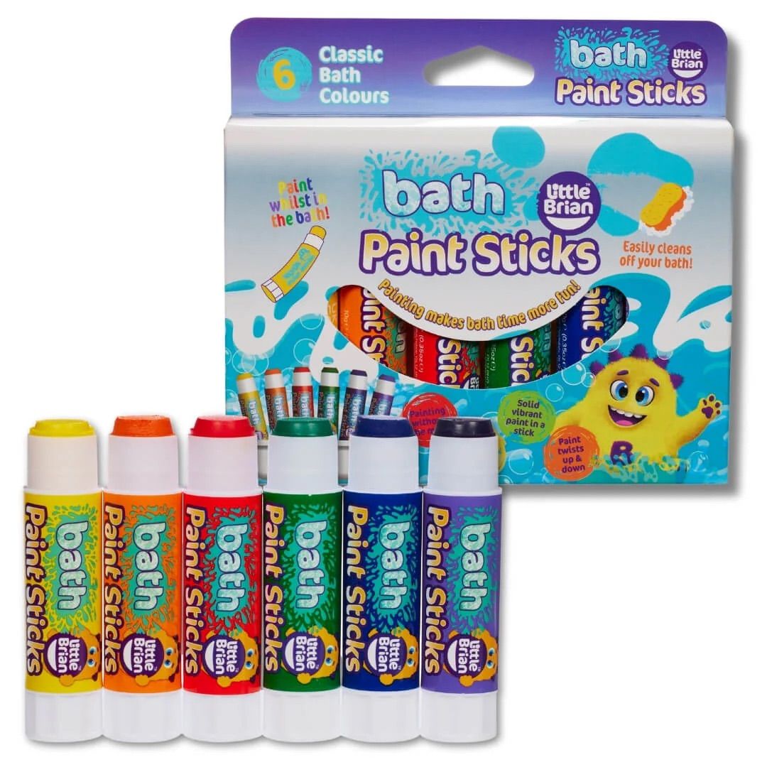 Little Brian - Bath Paint Sticks Assorted 6