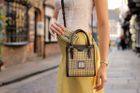 Harris Tweed 'Keltie' Tall Mini Tote Bag