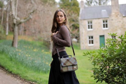 Harris Tweed 'Thurso' Square Shoulder Bag