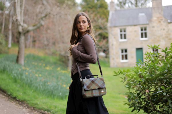 Harris Tweed 'Thurso' Square Shoulder Bag