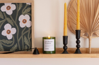 Recycled Wine Bottle Candles