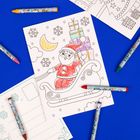 Colour Your Own Christmas Cards