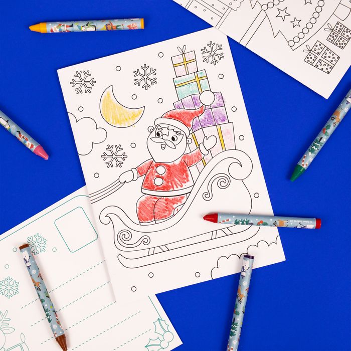 Colour Your Own Christmas Cards