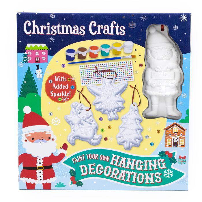 Paint Your Own Christmas Hanging Decorations