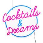 Cocktails & Dreams - LED Neon Wall
