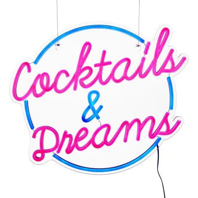 Cocktails & Dreams - LED Neon Wall