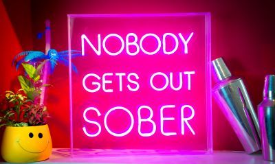 NOBODY GET OUT SOBER (Pink)