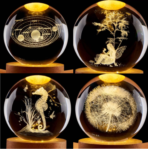 LED Laser Globes