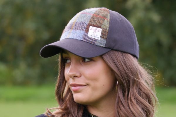 Baseball Caps with Harris Tweed