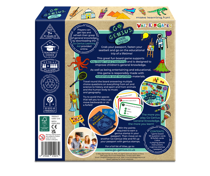Go Genius General Knowledge - The Board Game