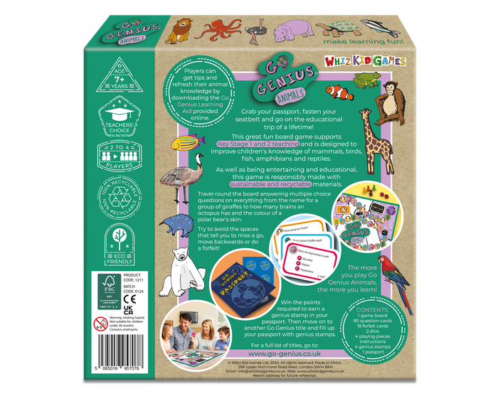 Go Genius Animals - The Board Game