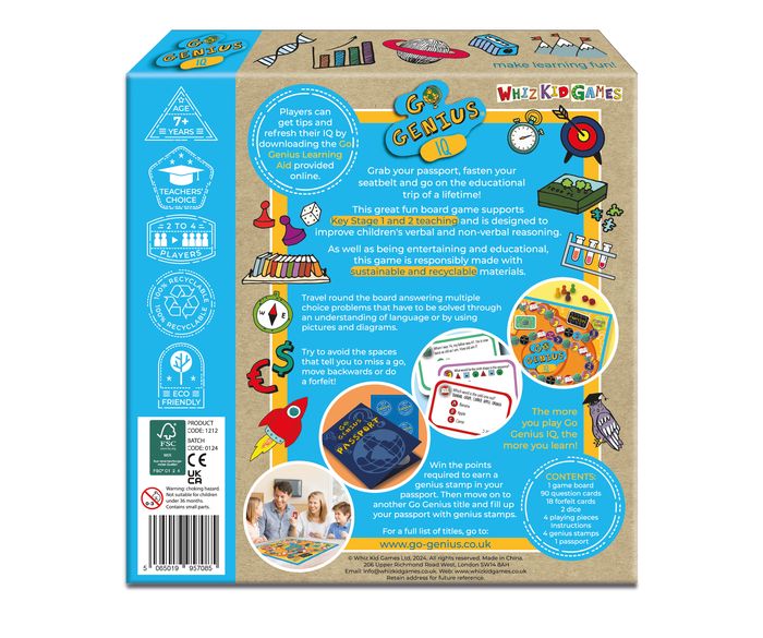 Go Genius IQ - The Board Game