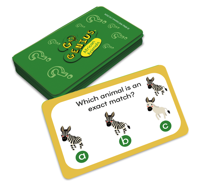 Go Genius Junior African Animals - The Card Game