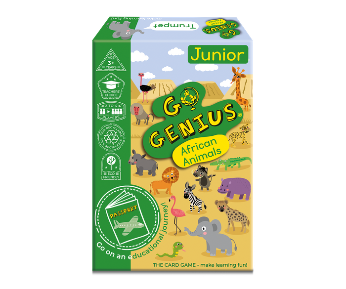 Go Genius Junior African Animals - The Card Game